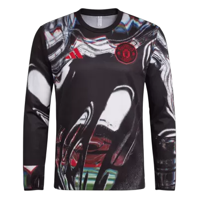 Manchester United Pre-Match Soccer Long Sleeves Fan Jersey 2025/26 - Pro Jersey Shop