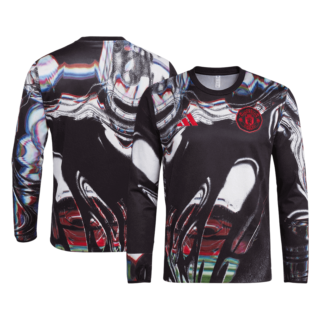 Manchester United Pre-Match Soccer Long Sleeves Fan Jersey 2025/26 - Pro Jersey Shop
