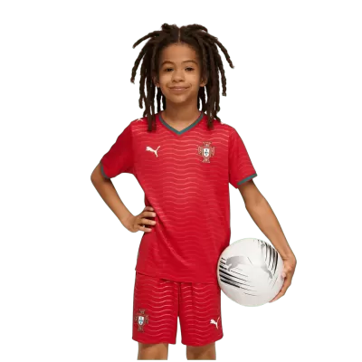 Kids Portugal Home Soccer Jersey Kit World Cup 2026 - Pro Jersey Shop