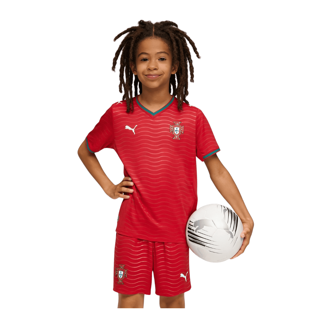 Kids Portugal Home Soccer Jersey Kit World Cup 2026 - Pro Jersey Shop