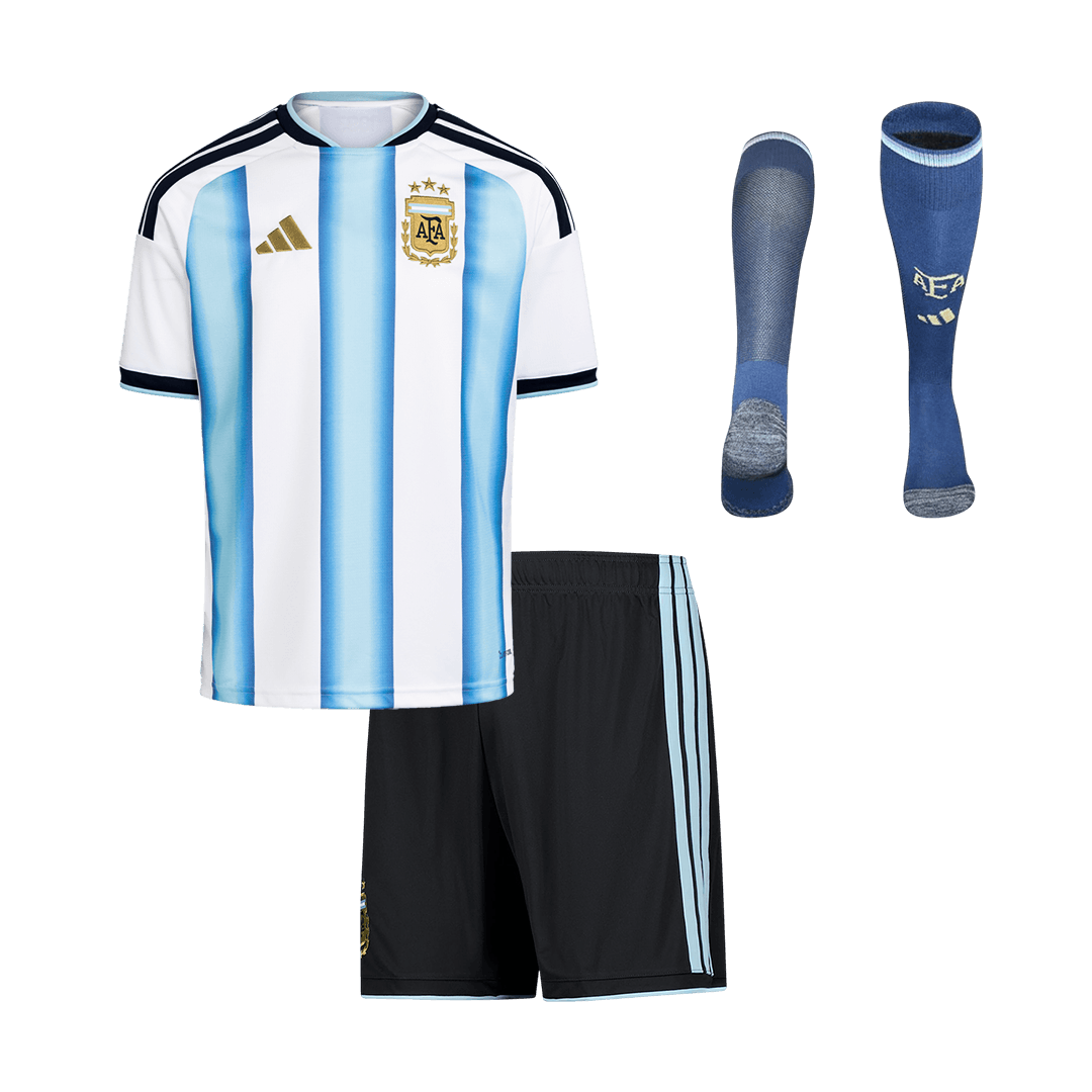 Kids Argentina Home Soccer Jersey Full Kit World Cup 2026 - Pro Jersey Shop