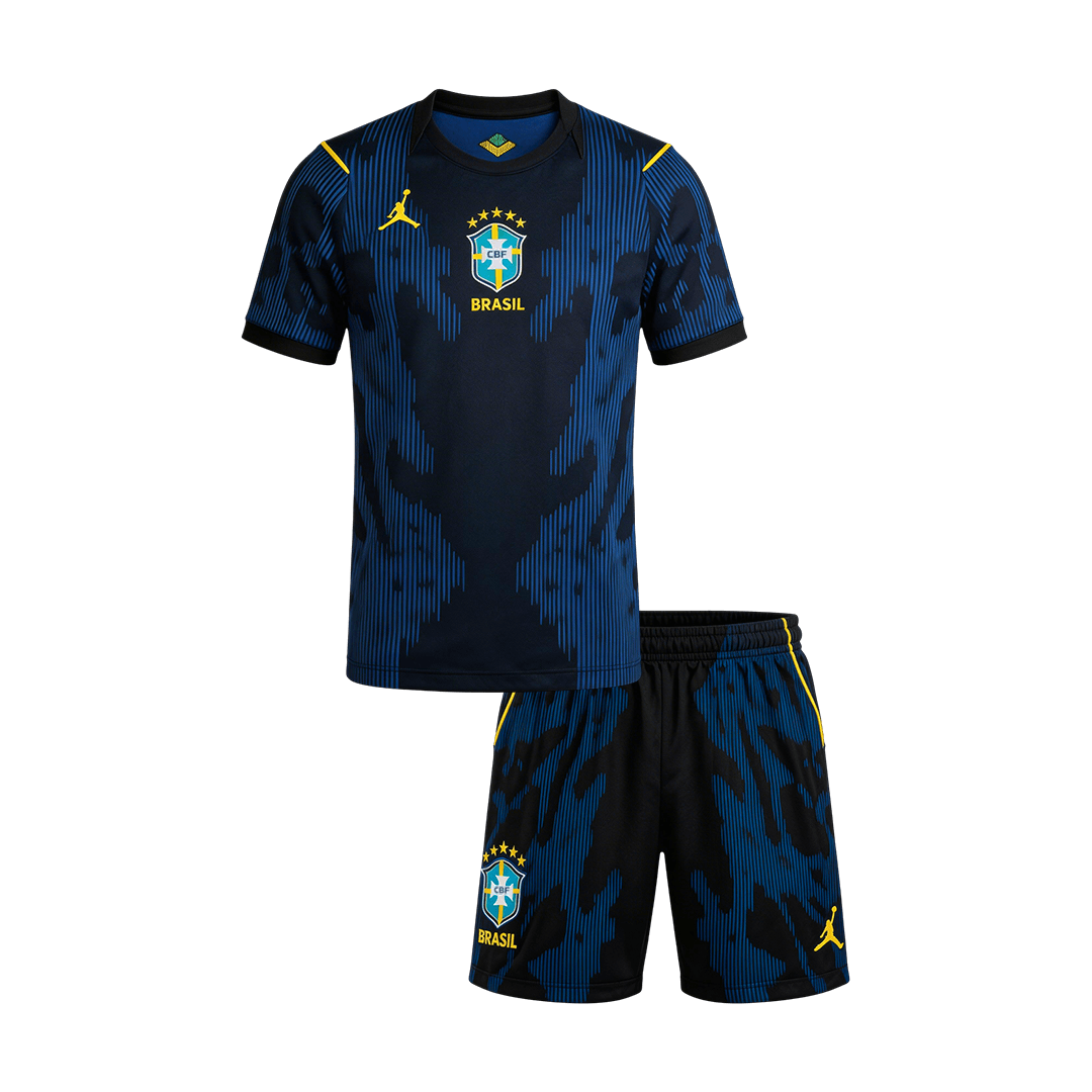 Kids Brazil Away Soccer Jersey Kit World Cup 2026 - Pro Jersey Shop
