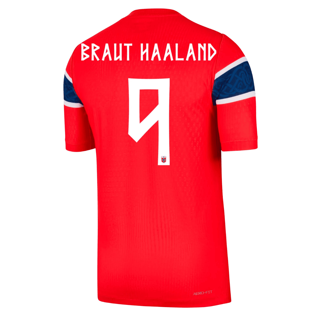 Norway BRAUT HAALAND #9 Home Soccer Match Jersey World Cup 2026 - Pro Jersey Shop