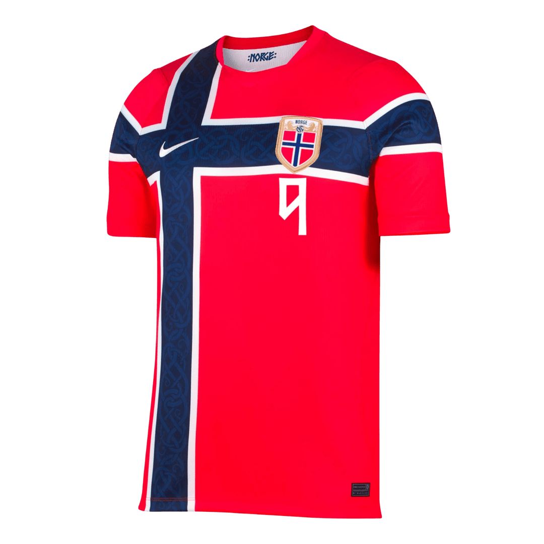 Norway BRAUT HAALAND #9 Home Soccer Fan Jersey World Cup 2026 - Pro Jersey Shop