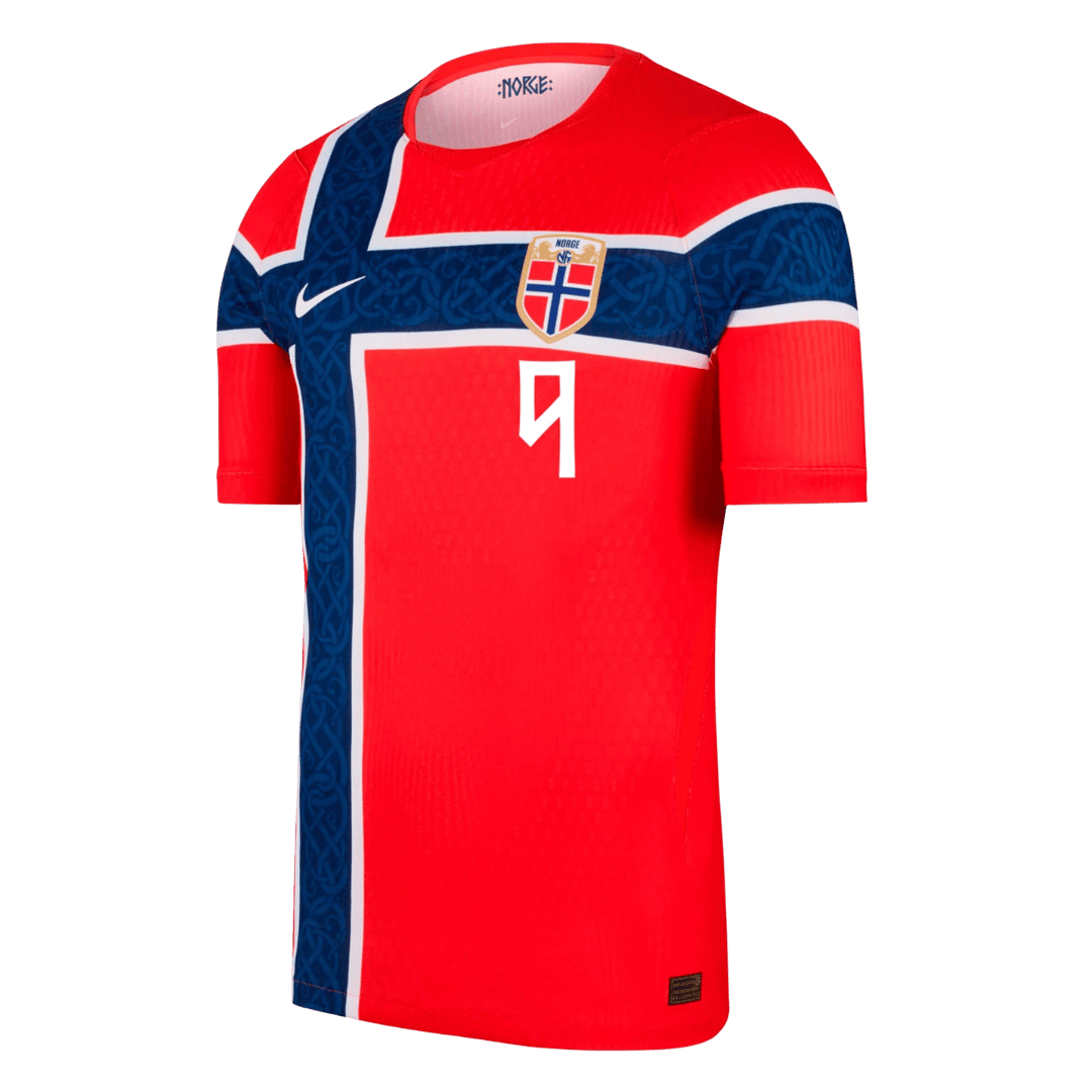 Norway BRAUT HAALAND #9 Home Soccer Match Jersey World Cup 2026 - Pro Jersey Shop