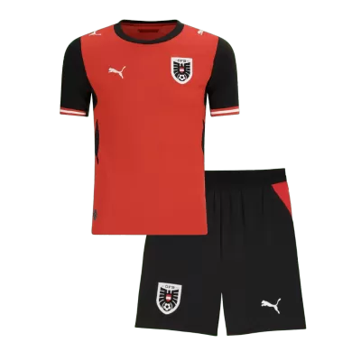 Kids Austria Home Soccer Jersey Kit World Cup 2026 - Pro Jersey Shop