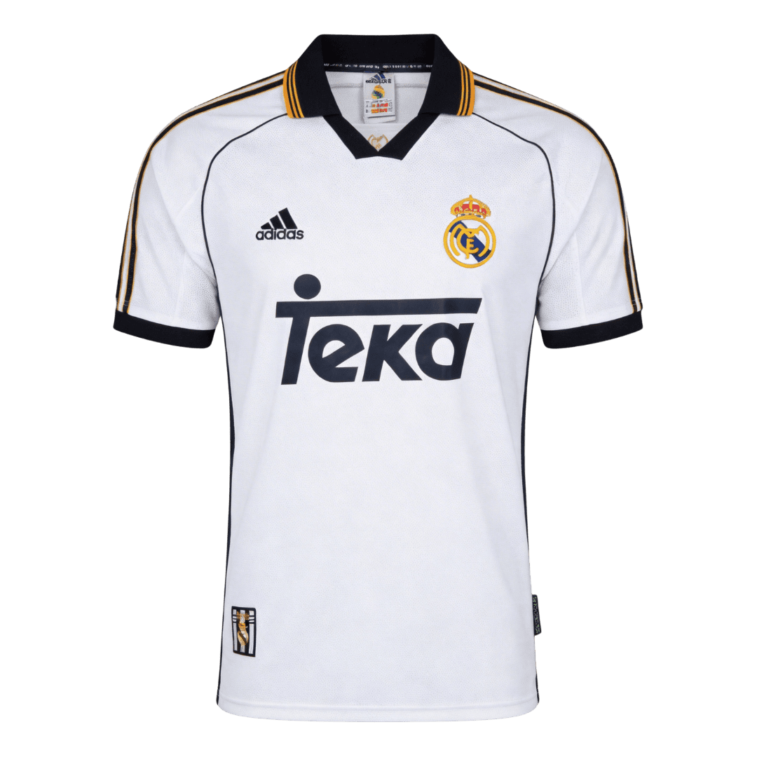 [Free]Retro 1999/00 Real Madrid Home Soccer Jersey - Pro Jersey Shop