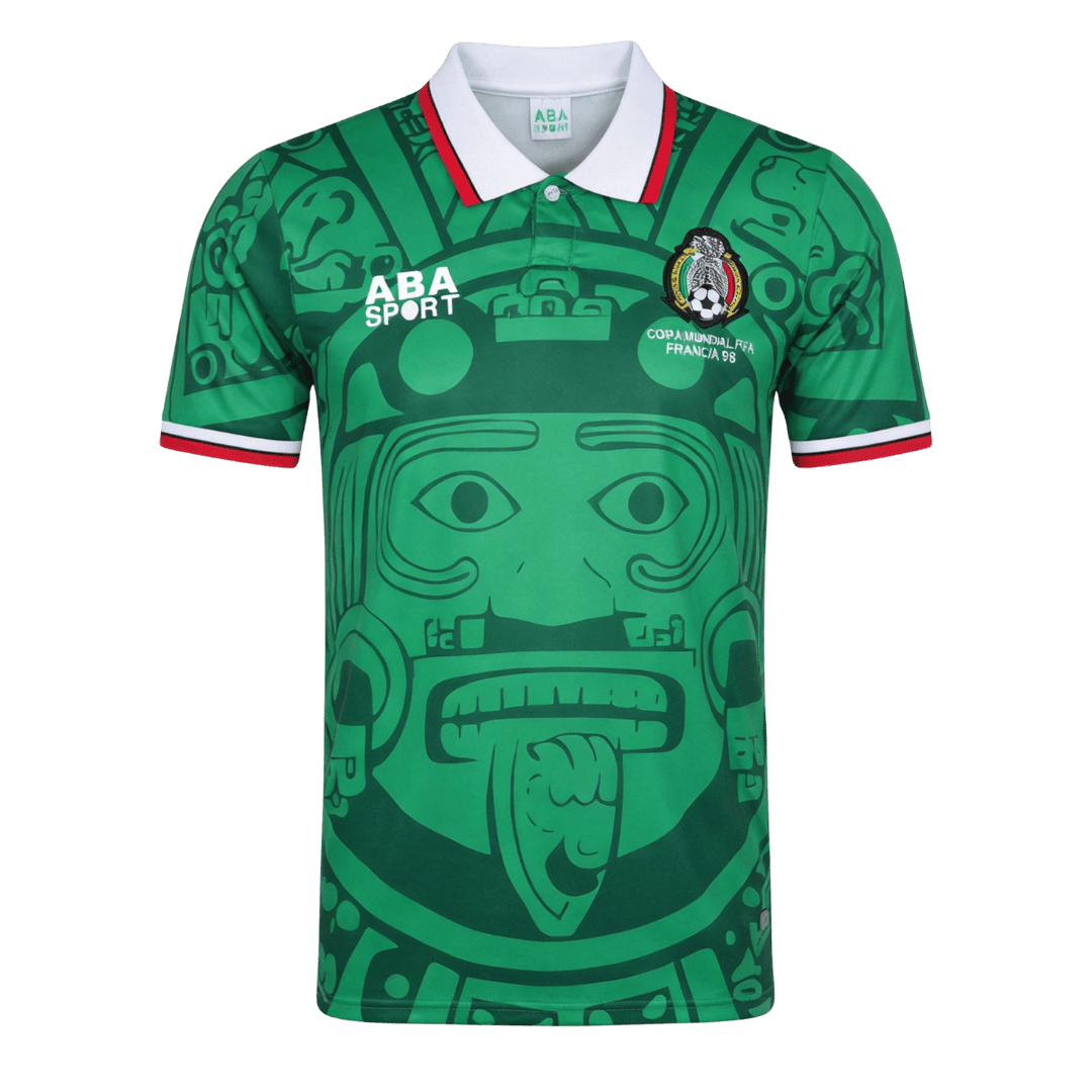 [Free]Retro 1998 Mexico Home Soccer Jersey - Pro Jersey Shop