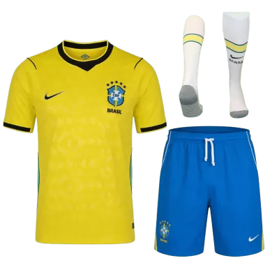 Brazil Home Soccer Fan Full Kit World Cup 2026 - Pro Jersey Shop