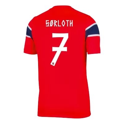 Norway SØRLOTH #7 Home Soccer Fan Jersey World Cup 2026 - Pro Jersey Shop