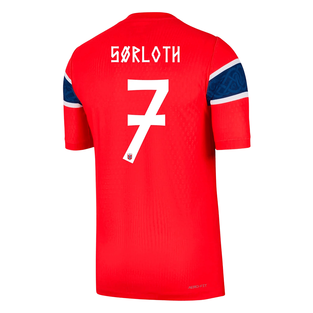 Norway SØRLOTH #7 Home Soccer Match Jersey World Cup 2026 - Pro Jersey Shop