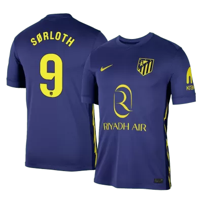 Atletico Madrid SØRLOTH #9 Away Soccer Fan Jersey 2025/26 - Pro Jersey Shop