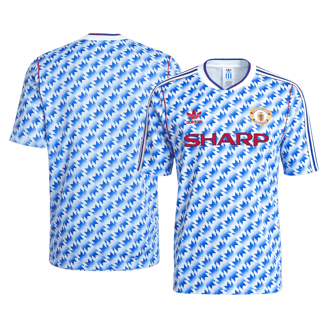 Retro 1990/92 Manchester United Away Soccer Jersey - Pro Jersey Shop
