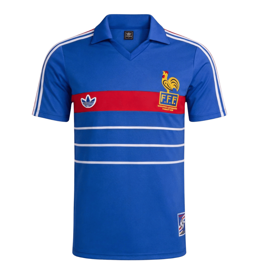 Retro 1984 France Home Soccer Jersey - Pro Jersey Shop
