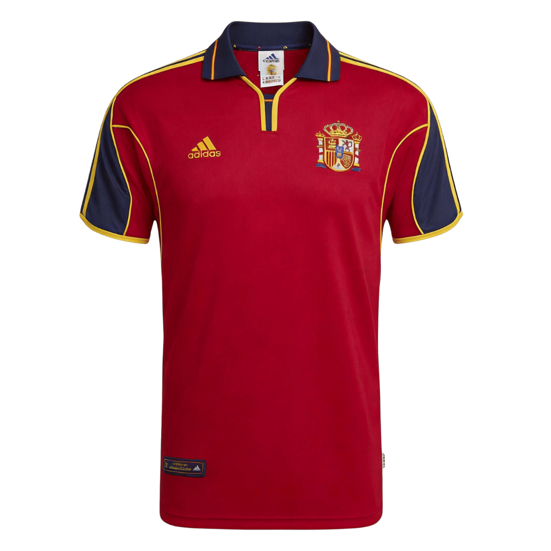 Retro Euro Cup 2000 Spain Home Soccer Jersey - Pro Jersey Shop