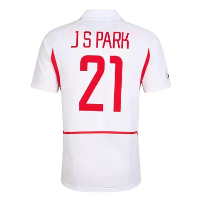 Retro 2002 World Cup J S Park #21 South Korea Away Soccer Jersey - Pro Jersey Shop