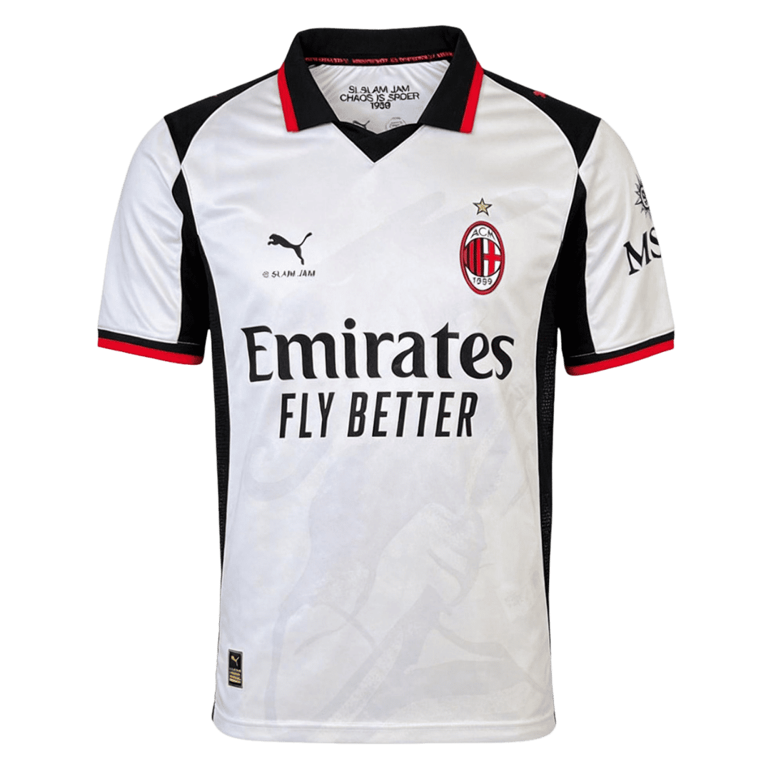 AC Milan x Slam Jam Fourth Jersey Soccer Fan Jersey 2025/26 Silver - Pro Jersey Shop