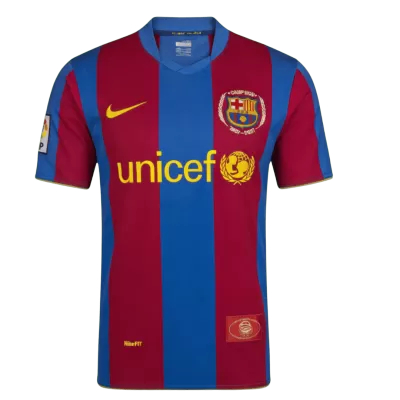 Retro 2007/08 Barcelona Home Soccer Jersey - Pro Jersey Shop
