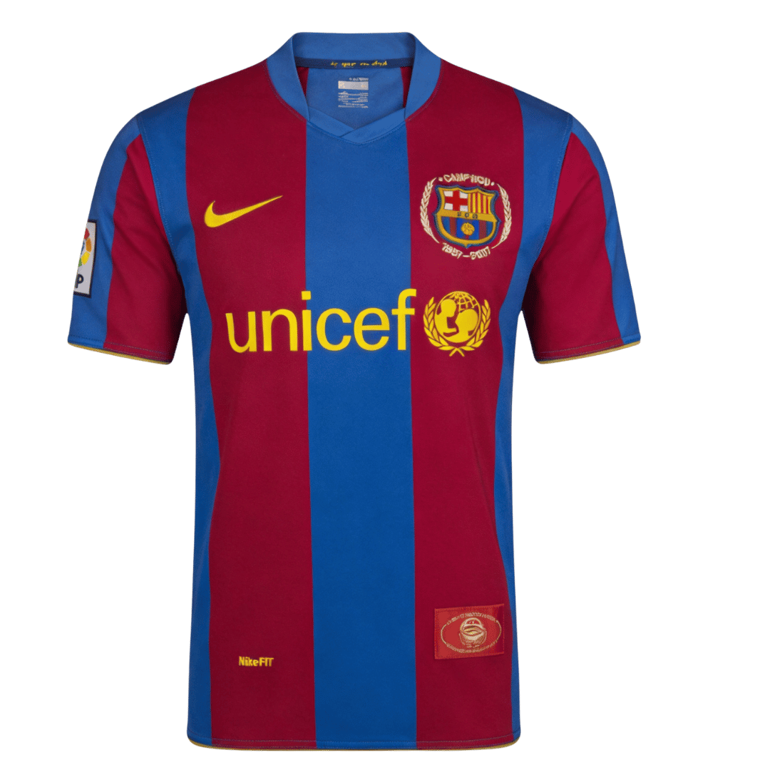 Retro 2007/08 Barcelona Home Soccer Jersey - Pro Jersey Shop