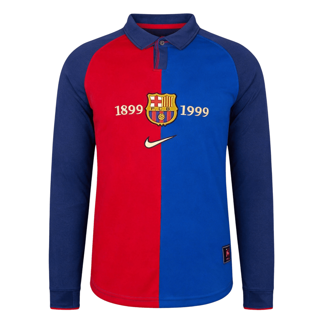 Retro 1999/00 Barcelona Special Long Sleeves Soccer Jersey - Pro Jersey Shop