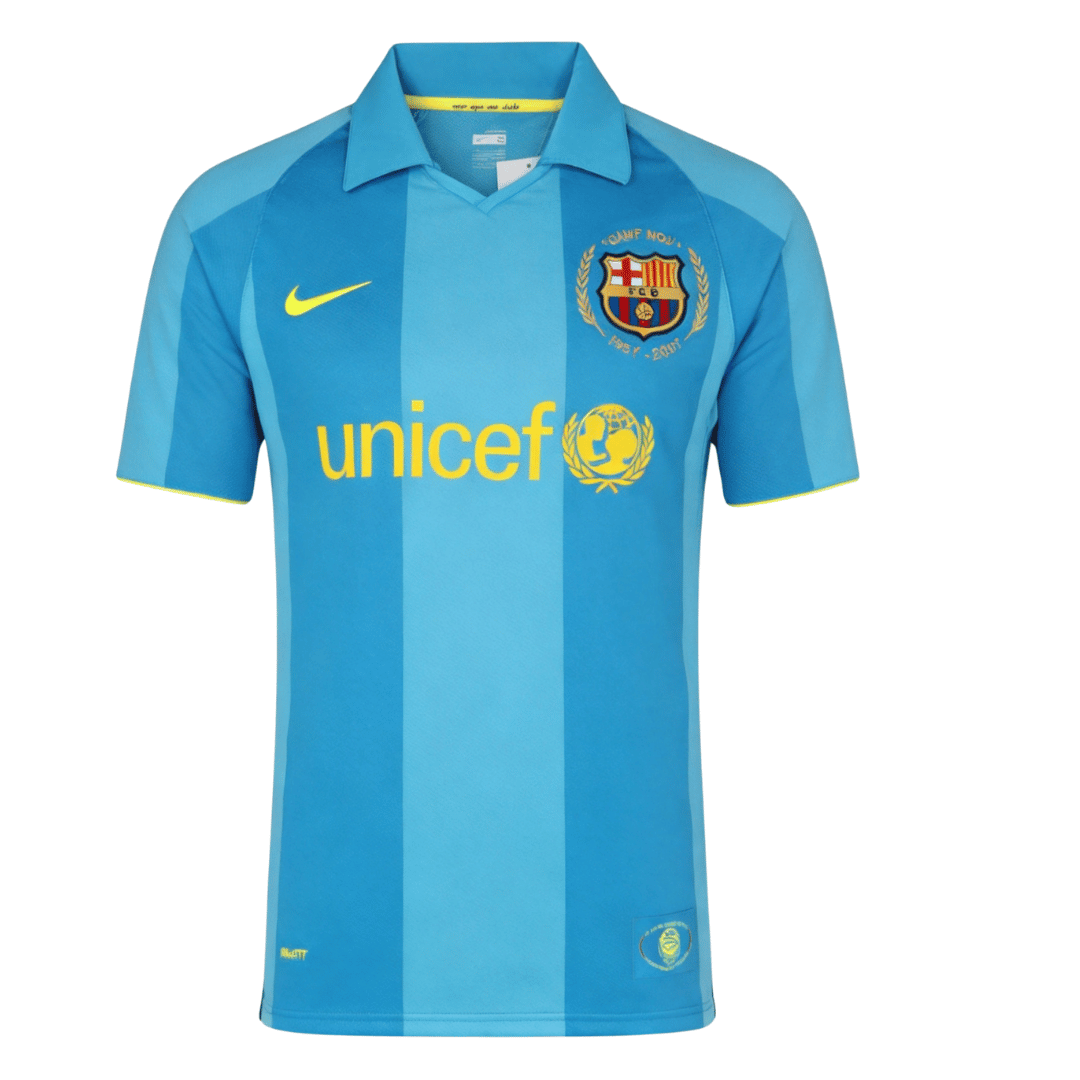 Retro 2007/08 Barcelona Away Soccer Jersey - Pro Jersey Shop