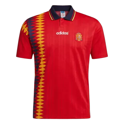 Retro 1994 Spain Home Soccer Jersey - Pro Jersey Shop