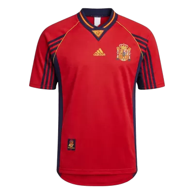 Retro 1998 Spain Home Soccer Jersey - Pro Jersey Shop