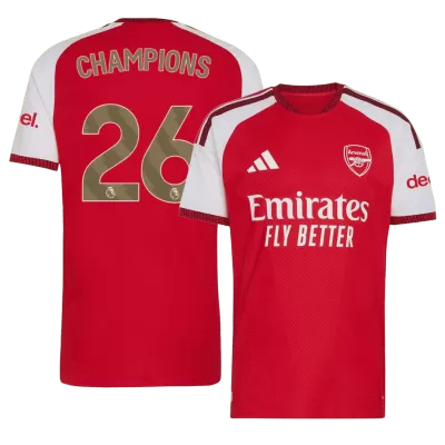 Arsenal CHAMPIONS #26 Home Soccer Match Jersey 2026/27 - Pro Jersey Shop