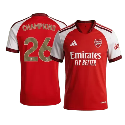 Arsenal CHAMPIONS #26 Home Soccer Fan Jersey 2026/27 - Pro Jersey Shop