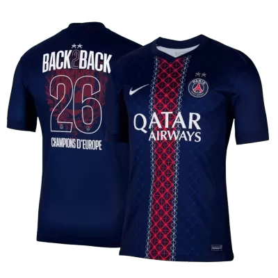 PSG Champions of Europe #26 Home Soccer Fan Jersey 2025/26 - Pro Jersey Shop