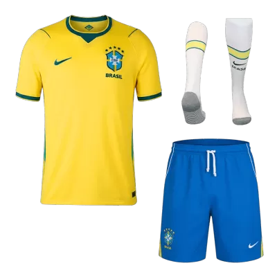 Brazil Home Soccer Fan Full Kit World Cup 2026 - Pro Jersey Shop