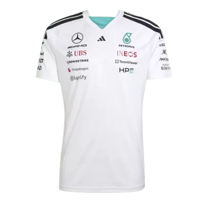 Men's Mercedes AMG Petronas F1 White Team Driver T-Shirt 2026 - Pro Jersey Shop