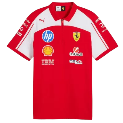 Men's Scuderia Ferrari F1 Racing Team Polo Shirt 2026 - Pro Jersey Shop