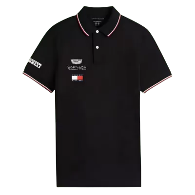 Men's Cadillac F1 Racing Team Black Polo Shirt 2026 - Pro Jersey Shop