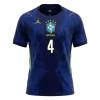 Brazil MARQUINHOS #4 Away Soccer Fan Jersey World Cup 2026 - Pro Jersey Shop