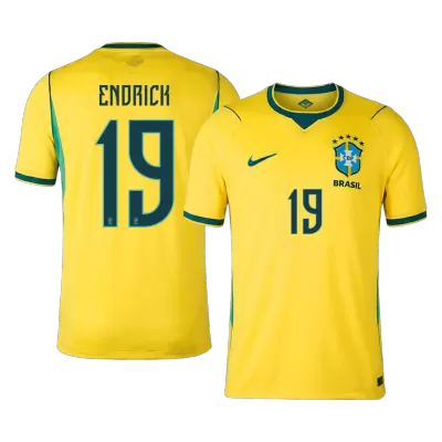 Brazil ENDRICK #19 Home Soccer Fan Jersey World Cup 2026 - Pro Jersey Shop