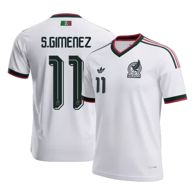 Mexico S.GIMENEZ #11 Away Soccer Fan Jersey World Cup 2026 - Pro Jersey Shop