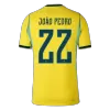 Brazil JOÃO PEDRO #22 Home Soccer Match Jersey World Cup 2026 - Pro Jersey Shop