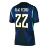 Brazil JOÃO PEDRO #22 Away Soccer Match Jersey World Cup 2026 - Pro Jersey Shop
