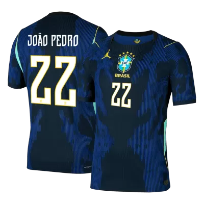 Brazil JOÃO PEDRO #22 Away Soccer Match Jersey World Cup 2026 - Pro Jersey Shop