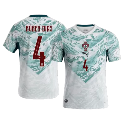 Portugal RÚBEN DIAS #4 Away Soccer Fan Jersey World Cup 2026 - Pro Jersey Shop