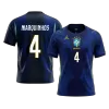 Brazil MARQUINHOS #4 Away Soccer Fan Jersey World Cup 2026 - Pro Jersey Shop