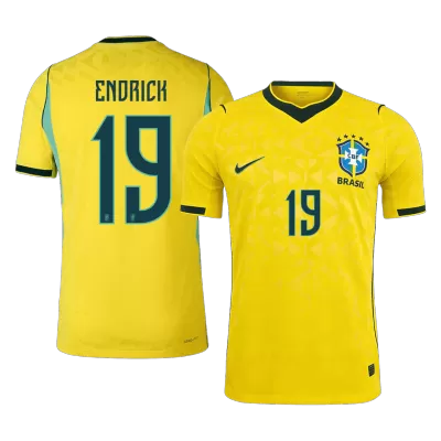Brazil ENDRICK #19 Home Soccer Match Jersey World Cup 2026 - Pro Jersey Shop