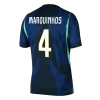 Brazil MARQUINHOS #4 Away Soccer Match Jersey World Cup 2026 - Pro Jersey Shop