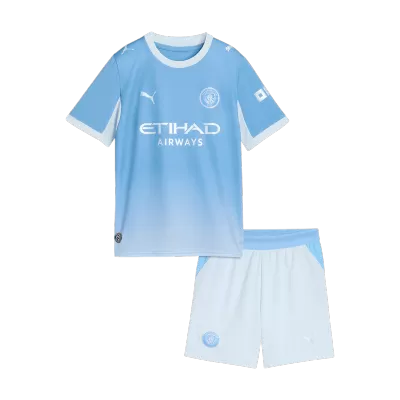 Kids Manchester City Home Soccer Jersey Kit 2026/27 - Pro Jersey Shop