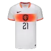 Netherlands F.DE JONG #21 Away Soccer Fan Jersey World Cup 2026 - Pro Jersey Shop