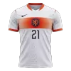 Netherlands F.DE JONG #21 Away Soccer Match Jersey World Cup 2026 - Pro Jersey Shop
