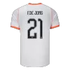 Netherlands F.DE JONG #21 Away Soccer Fan Jersey World Cup 2026 - Pro Jersey Shop