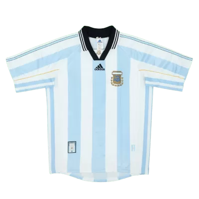 Retro 1998 World Cup Argentina Home Soccer Jersey - Pro Jersey Shop