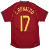 Retro 2006 World Cup C.Ronaldo #17 Portugal Home Soccer Jersey - Pro Jersey Shop